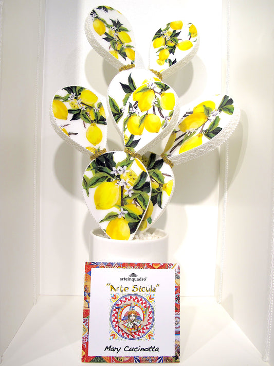Piantina Siciliana_Grande_Lemon Fragance_Bianco